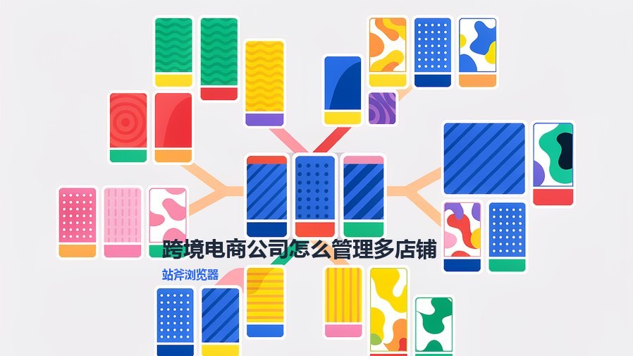 跨境电商公司怎么管理多店铺？按店铺规模分组并落实专人负责