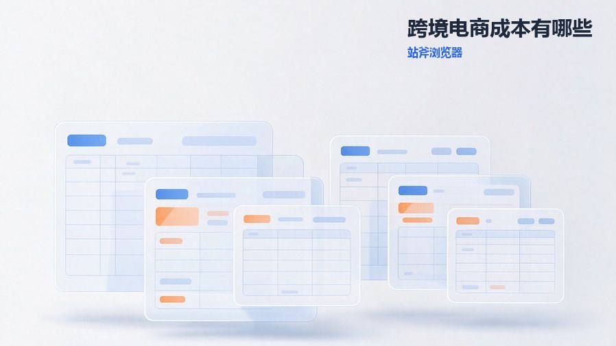 跨境电商成本有哪些？头程佣金和仓储逐笔摊