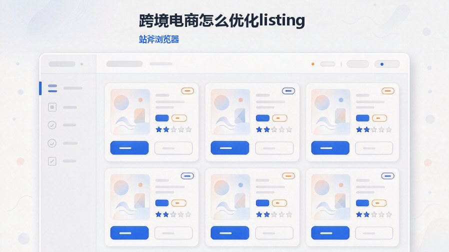 跨境电商怎么优化listing
