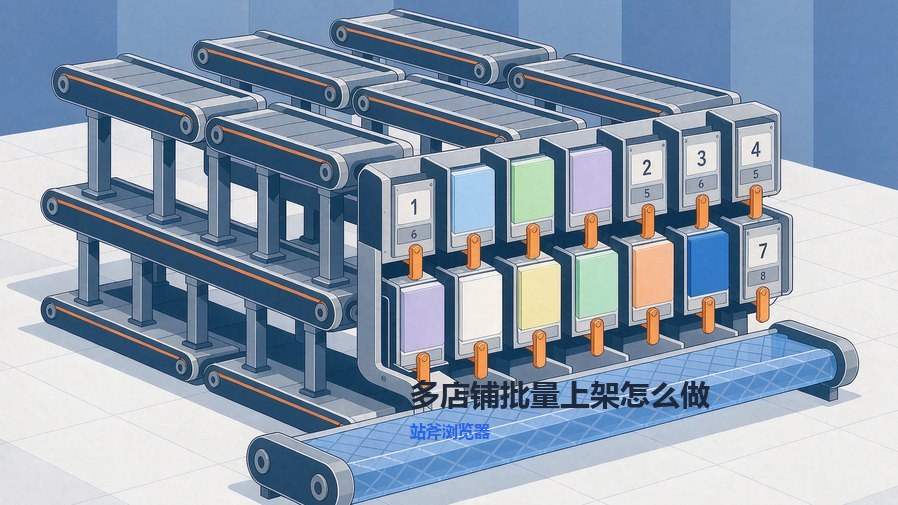 多店铺批量上架怎么做？三步拆分流程统一提交商品