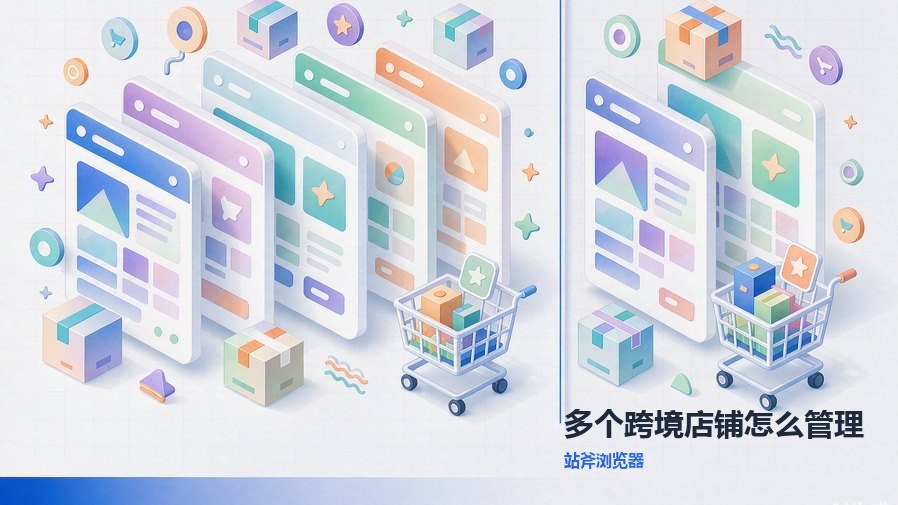 多个跨境店铺怎么管理？先分环境再谈效率